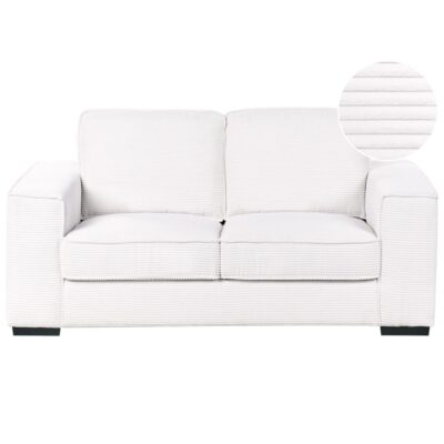 2-sits soffa Vikran - Vit, Svart