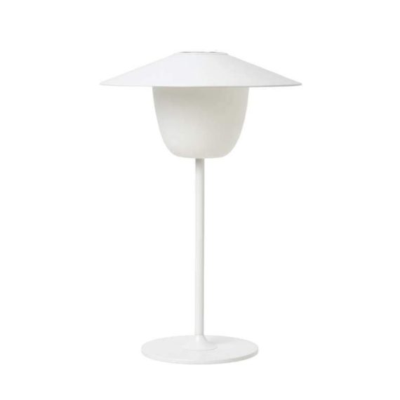 ANI LAMP Mobil LED-lampa – Bordslampa / Taklampa – Vit 33 cm