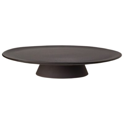 Aida RAW kakfat på fot 34 cm, titanium black