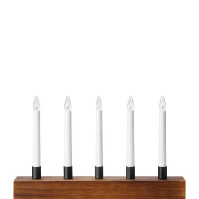 Albero Adventsljusstake Brun 41 cm