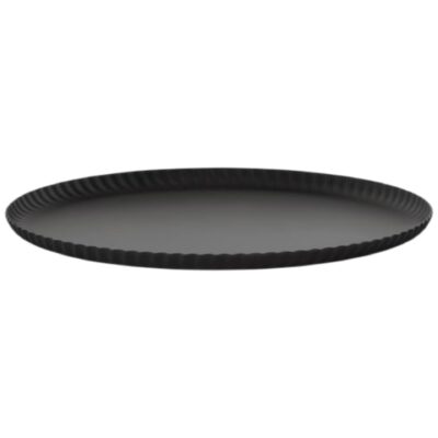 Alessi Pleats bricka 31 cm, svart