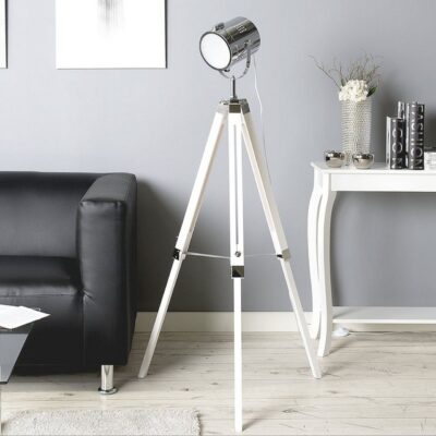 Alzette Golvlampa 143 cm - Vit