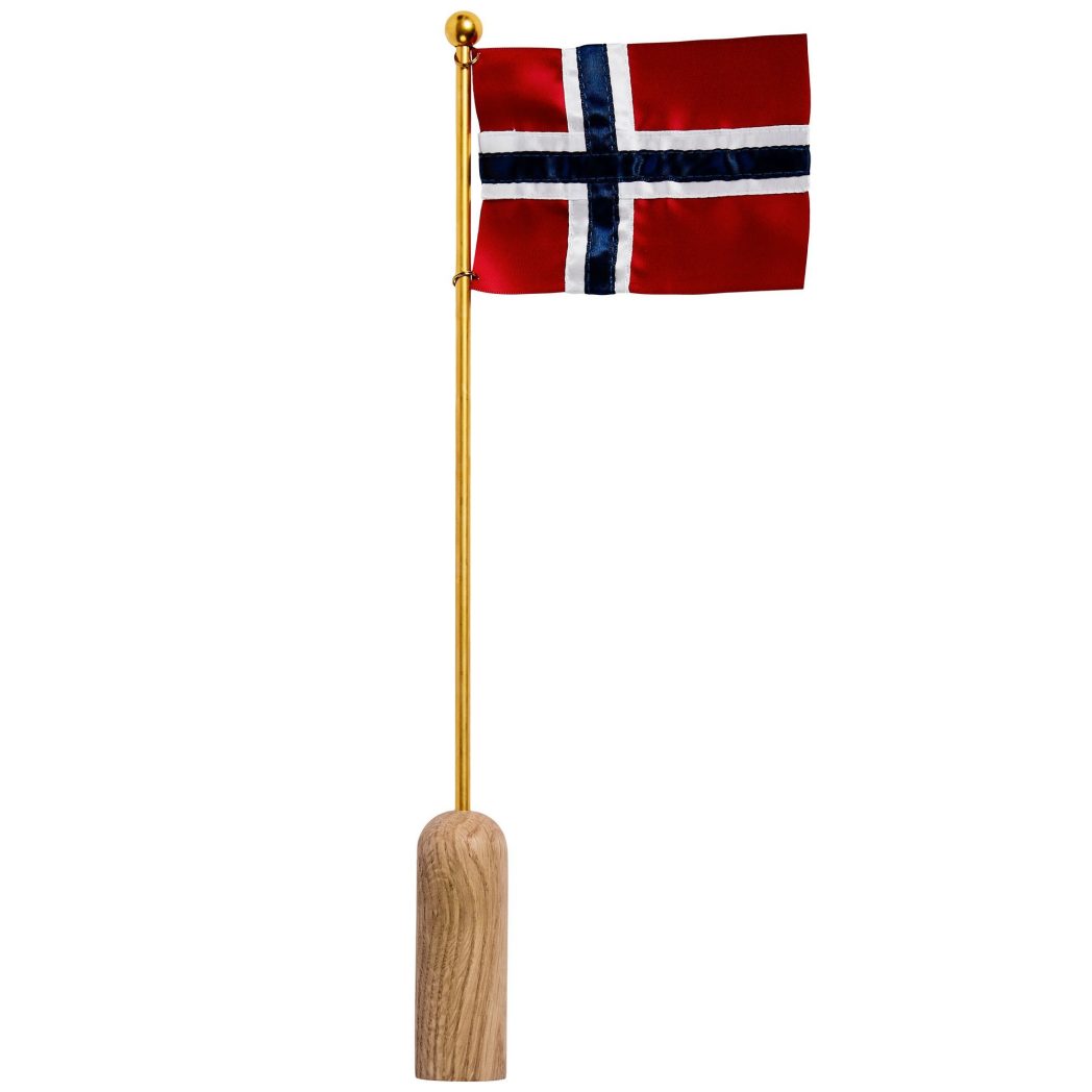 Andersen Furniture Celebrating norsk flagga, 40 cm