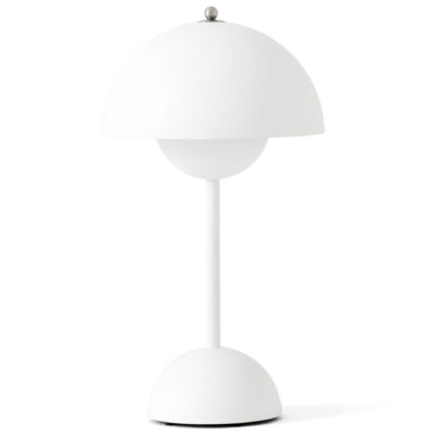 Andtradition &Tradition Flowerpot VP9 bärbar lampa, mattvit