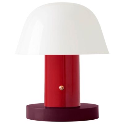 Andtradition &Tradition Setago JH27 portabel lampa, maroon