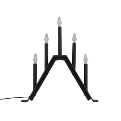 Åre Adventsljusstake 36 cm - Svart