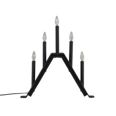 Åre Adventsljusstake 36 cm - Svart