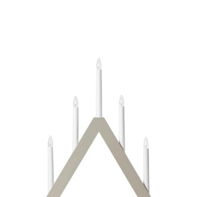 Ariele Adventsljusstake Greige 52 cm