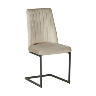 Arnia Matstol 2-pack - Sammet/Grå