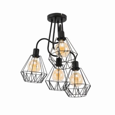 Bendinni Kristallkrona 50 cm Svart -