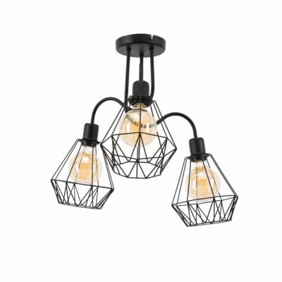 Bendinni Kristallkrona 50 cm - Svart