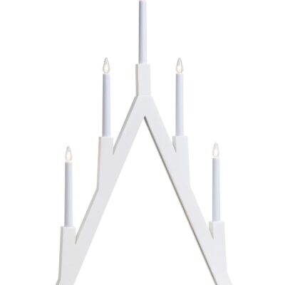 Bjurfors Adventsljusstake Vit 77 cm