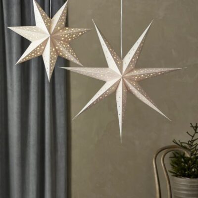 Blank Julstjärna Guld 75 cm