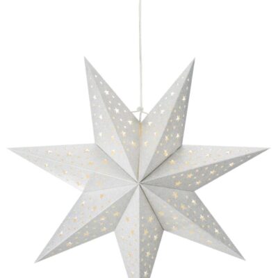 Blank Julstjärna Silver 45 cm