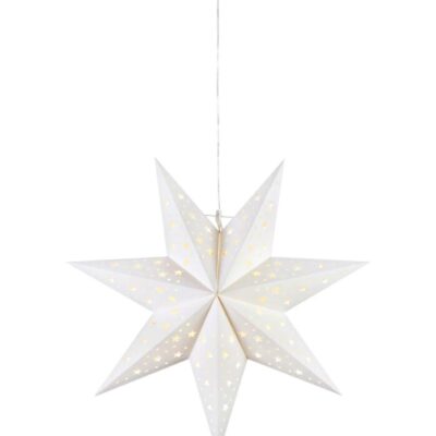 Blank Julstjärna Vit 45 cm