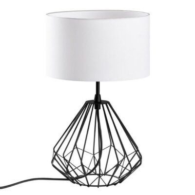 Bordslampa Almasi Vit / Svart - Vit / Svart