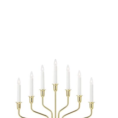 Brosa Adventsljusstake Mässing