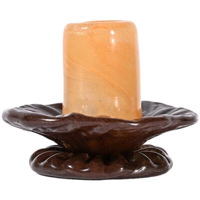 Byon Lara XS ljusstake 9 cm, orange/brun