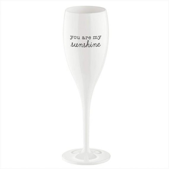 CHEERS Champagneglas – You are my sunshine – 6-pack