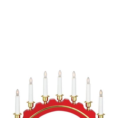 Celine Adventsljusstake Röd