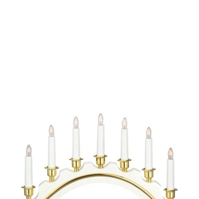 Celine Adventsljusstake Vit