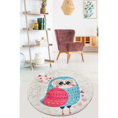 Chilai Matta 120 cm Rund - Multifärgad