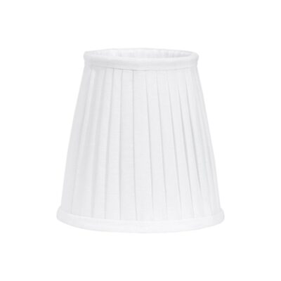 Cia lampskärm Plissé Vit 20 cm - Pr Home