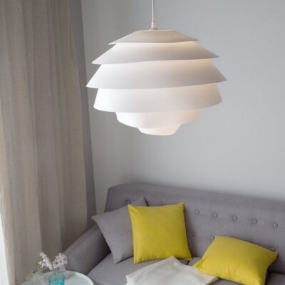 Congo Taklampa 40 cm - Vit