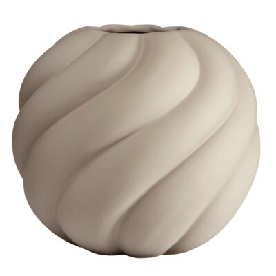 Cooee design Twist Ball vas 20 cm, sand