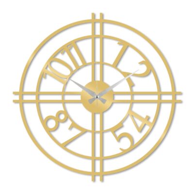 Dekoration Väggklocka - Guld