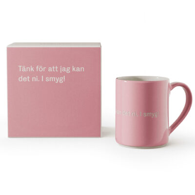 Design house stockholm Astrid Lindgren mugg 35 cl, "jag kan"
