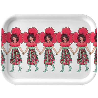 Design house stockholm Elsa Beskow bricka 27 × 20 cm, poppy