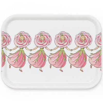 Design house stockholm Elsa Beskow bricka 27 × 20 cm, rosa