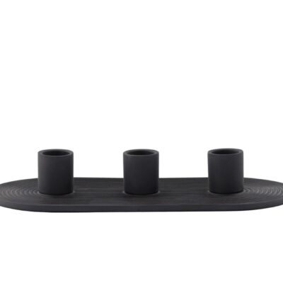 Dian Ljusstake 10,5x4 cm - Svart