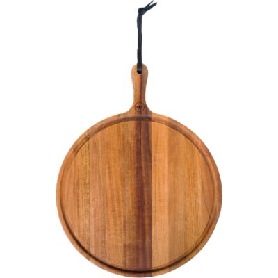 Dutchdeluxes Rund skärbräda 35 cm, akacia