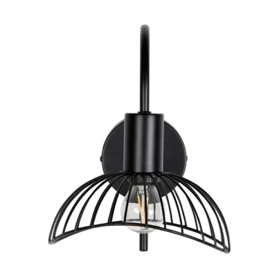 Elsa Vägglampa Dimbar LED Stor - Svart