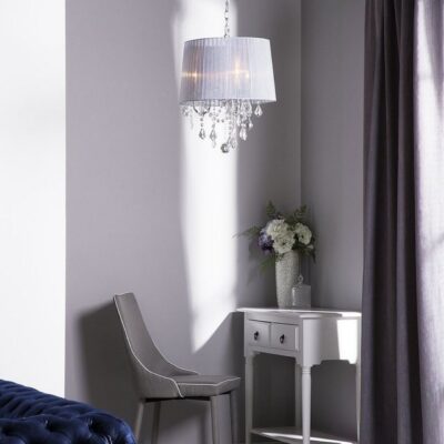 Evans Taklampa 40 cm - Vit