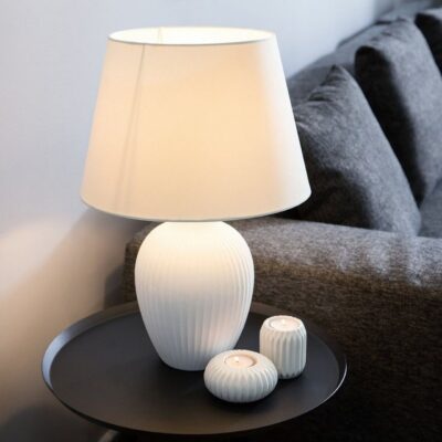 Fergus Bordslampa 33 cm - Vit