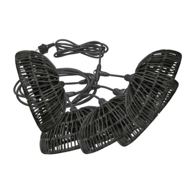 Flex out Outdoor ljusslinga inkl Hue 20 cm lampskärm Svart - Pr Home