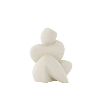 Floda Skulptur 9x14 cm - Ljusgrå