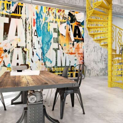 Fototapet Street Poster 350x245 - Artgeist sp. z o. o.