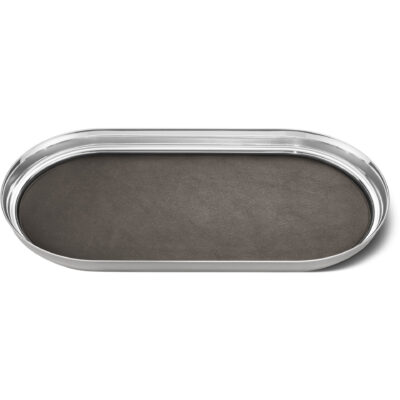Georg jensen Bricka Stål & Läder