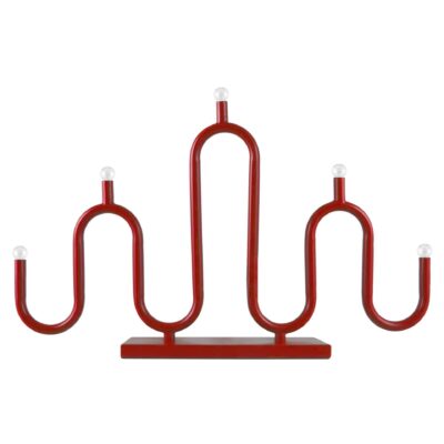 Globen lighting 5 Adventsljusstake, röd