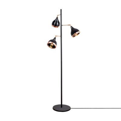 Golvlampa Soodx Svart / Koppar - Koppar/Svart