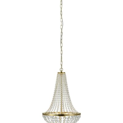 Gränsö Kristallkrona 40 cm Mässing