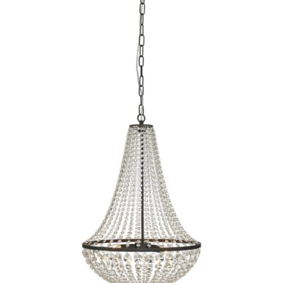 Gränsö Kristallkrona Svart 50 cm