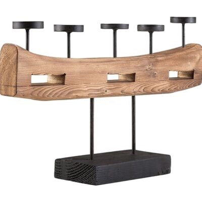 Guatemala Ljusstake 36 cm - Trä/Natur