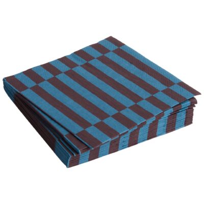 Hay Lunch servett, anthracite/bordeaux