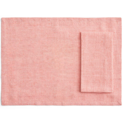 Hay Tavolo Bordsunderlägg/Servett 4-pack, soft coral