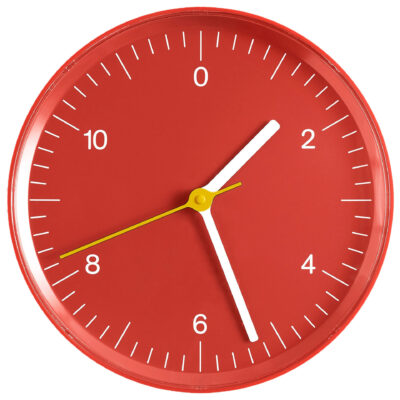 Hay Wall Clock väggklocka, röd